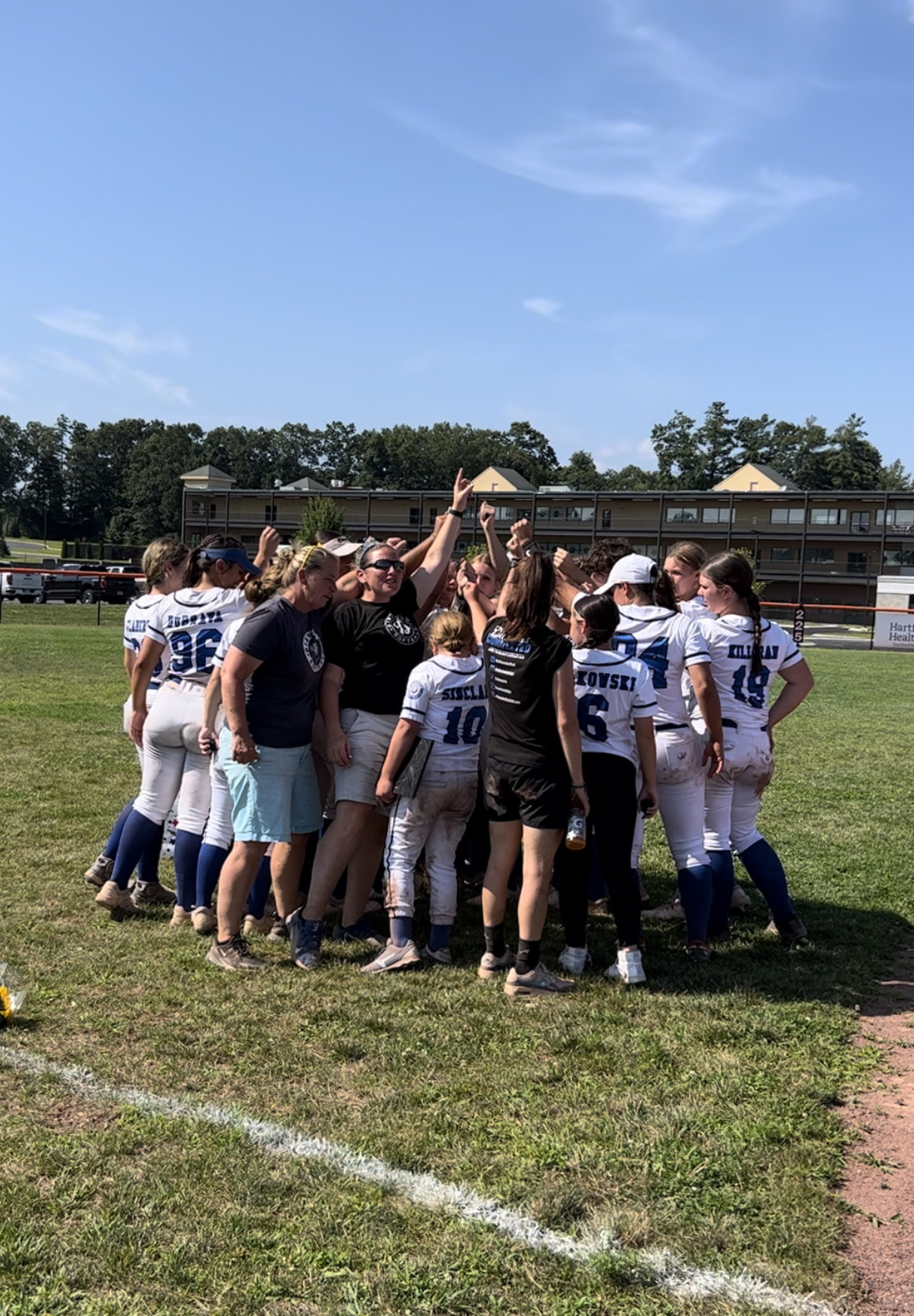 Team huddle